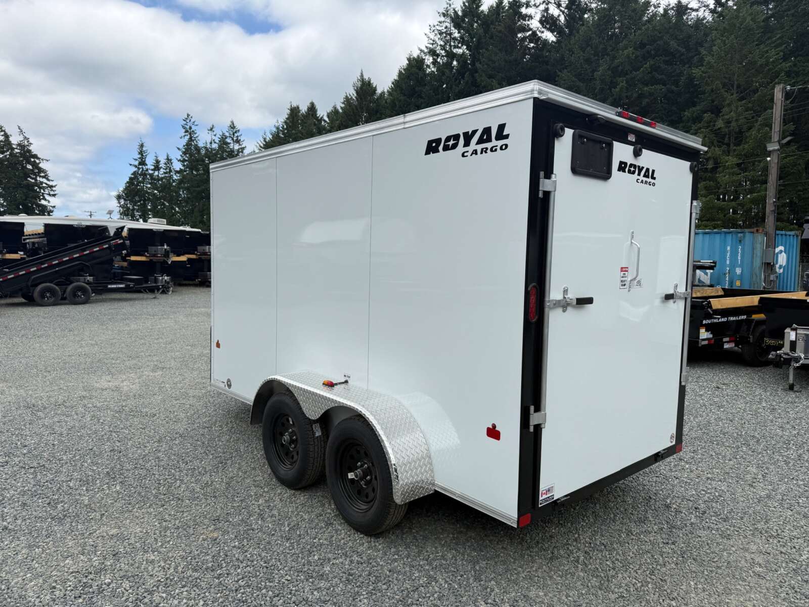 Photo of 2026 Royal Cargo 6X12+V 7,700LB GVW - RAMP DOOR - 78" INTERIOR
