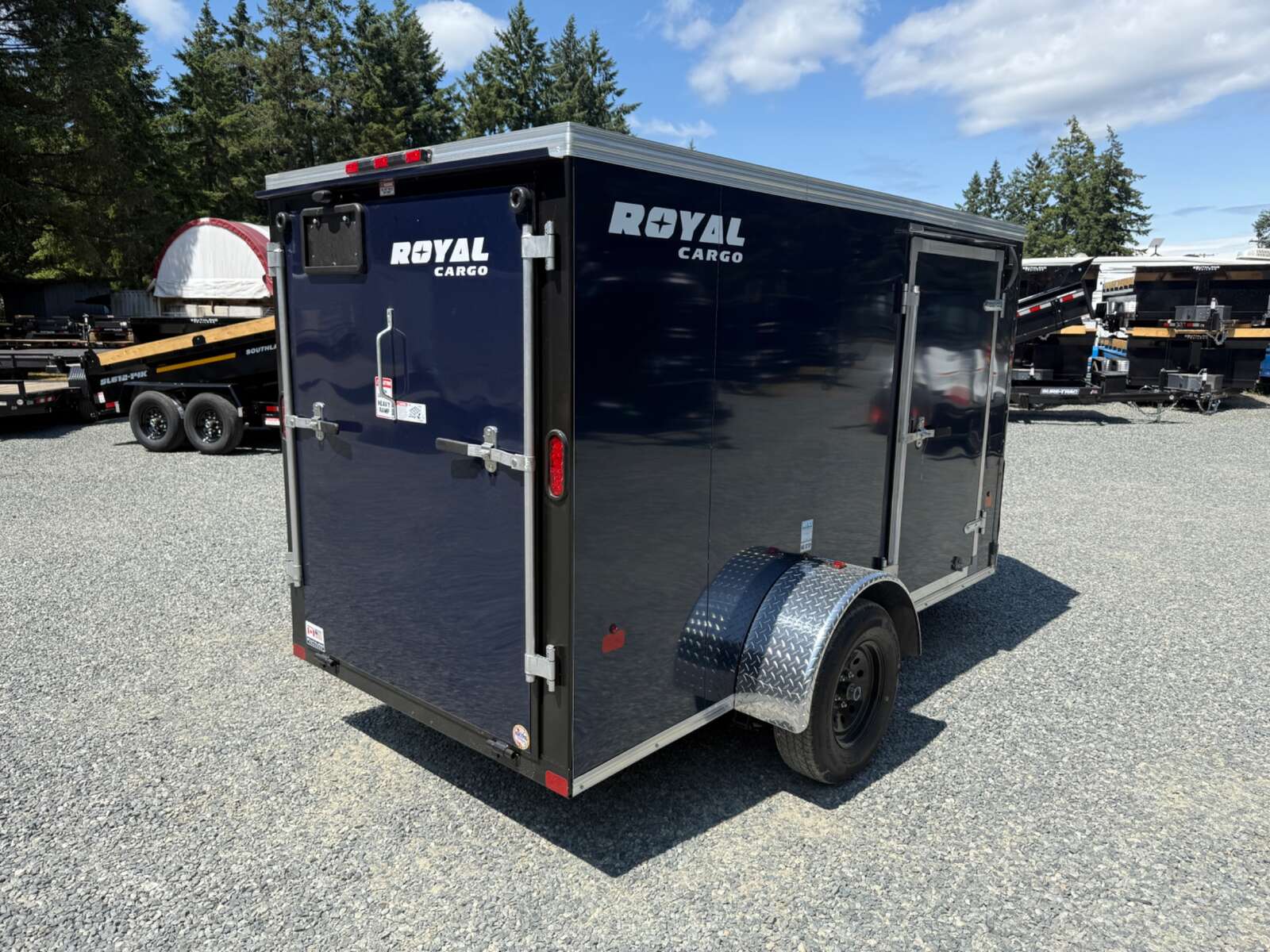 Photo of 2026 Royal Cargo 5X10+V 2990LB GVW - RAMP DOOR - 64" INTERIOR - SIDE DOOR