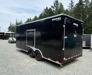 Thumbnail Photo of 2026 Royal Cargo 8.5X20+V 11,400LB GVW CAR CARRIER W/ ESCAPE DOOR