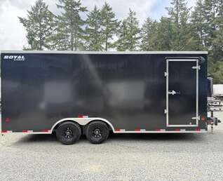 Thumbnail Photo of 2026 Royal Cargo 8.5X20+V 11,400LB GVW CAR CARRIER W/ ESCAPE DOOR