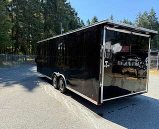 Thumbnail Photo of Used 2024 MTI MDLX 8.5X24' + V-Nose Car Hauler - 9990LB GVWR