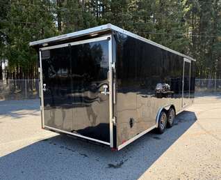 Thumbnail Photo of Used 2024 MTI MDLX 8.5X24' + V-Nose Car Hauler - 9990LB GVWR