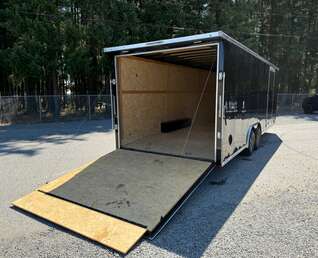 Thumbnail Photo of Used 2024 MTI MDLX 8.5X24' + V-Nose Car Hauler - 9990LB GVWR