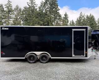 Thumbnail Photo of 2025 ALCOM *ALUMINUM* 8.5X20' V-NOSE CAR HAULER 7000LB GVW 