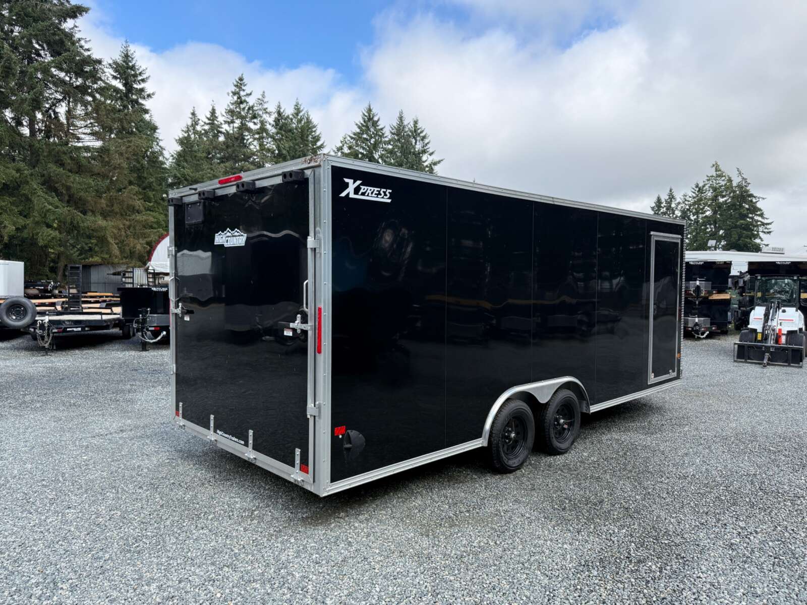 Photo of 2025 ALCOM *ALUMINUM* 8.5X20' V-NOSE CAR HAULER 7000LB GVW 