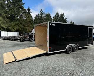 Thumbnail Photo of 2025 ALCOM *ALUMINUM* 8.5X20' V-NOSE CAR HAULER 7000LB GVW 