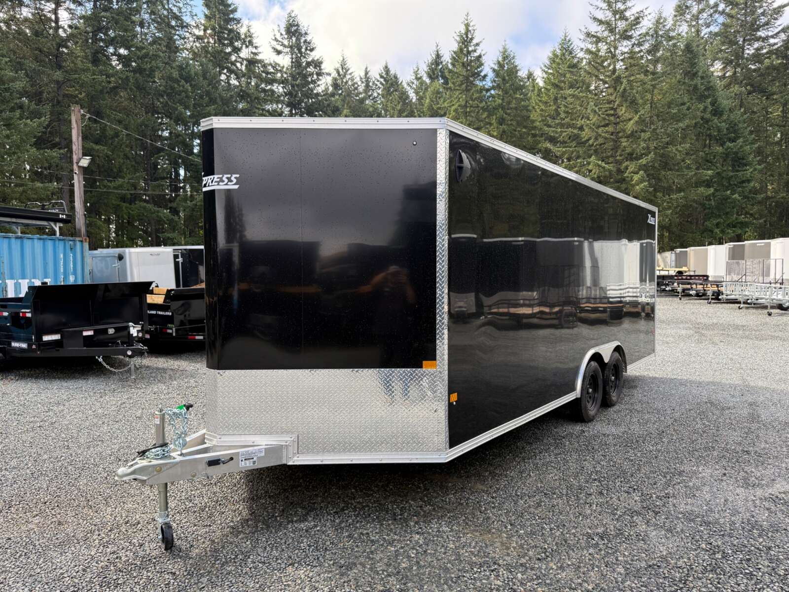 Photo of 2025 ALCOM *ALUMINUM* 8.5X20' V-NOSE CAR HAULER 7000LB GVW 