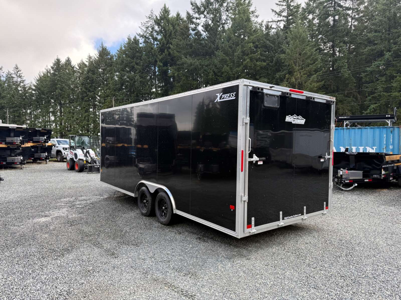 Photo of 2025 ALCOM *ALUMINUM* 8.5X20' V-NOSE CAR HAULER 7000LB GVW 