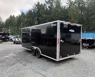 Thumbnail Photo of 2025 ALCOM *ALUMINUM* 8.5X20' V-NOSE CAR HAULER 7000LB GVW 