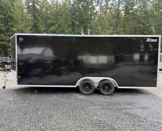 Thumbnail Photo of 2025 ALCOM *ALUMINUM* 8.5X20' V-NOSE CAR HAULER 7000LB GVW 