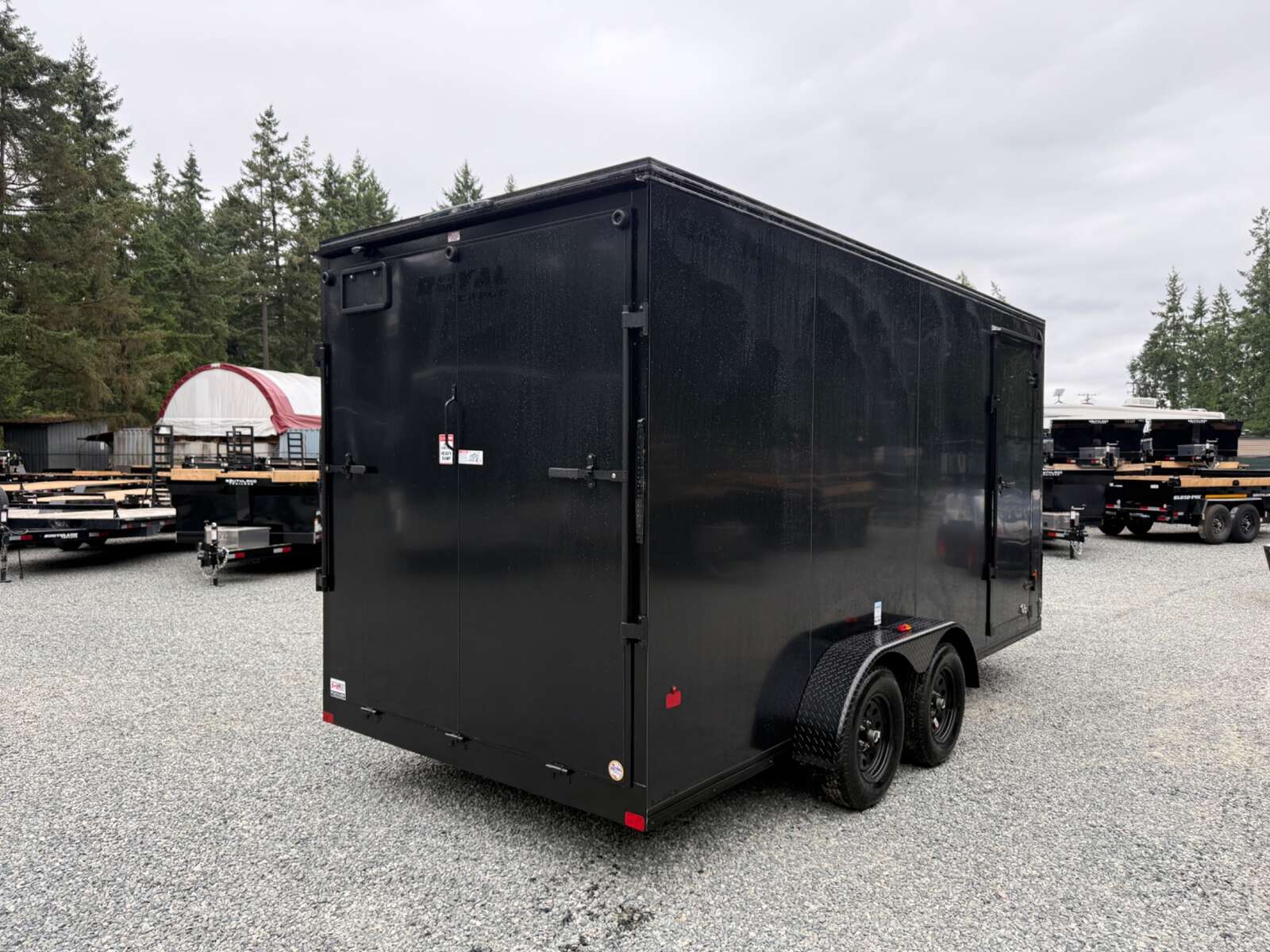Photo of 2026 Royal Cargo 7X16+V 7700LB GVWR - RAMP - BLACKOUT PKG