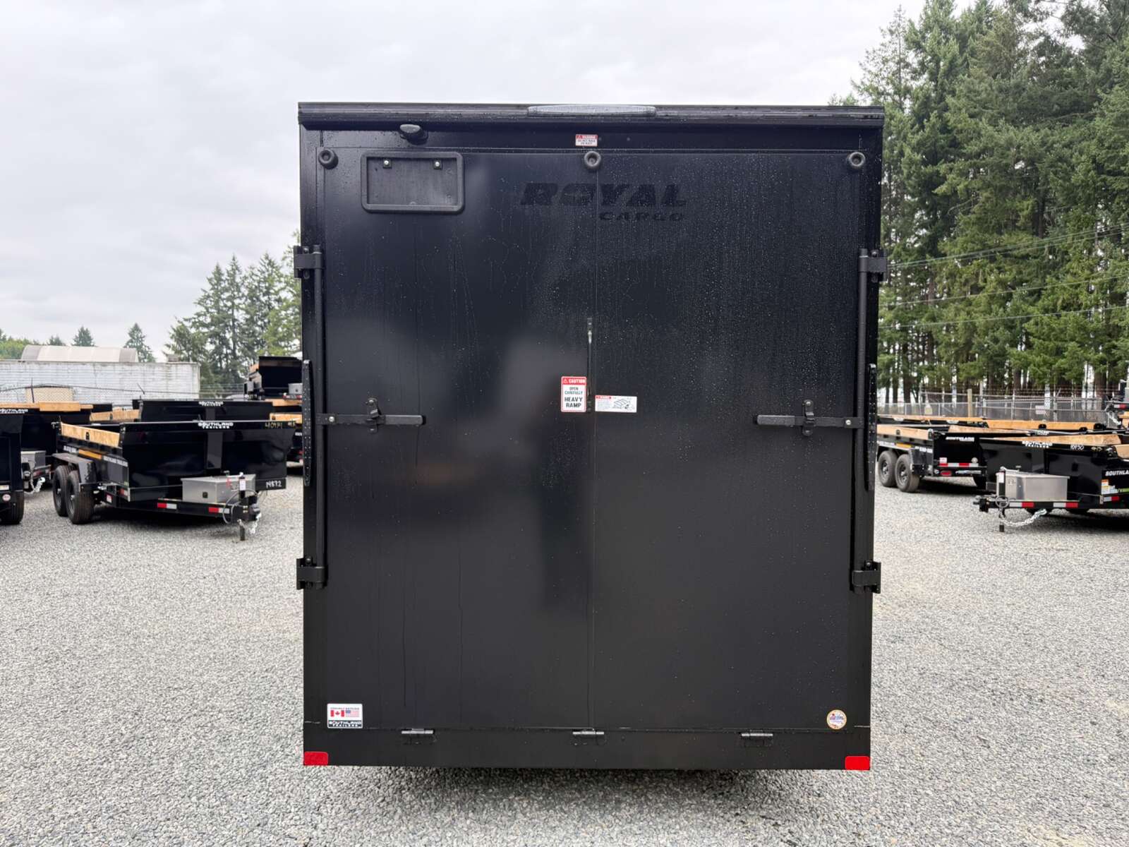Photo of 2026 Royal Cargo 7X16+V 7700LB GVWR - RAMP - BLACKOUT PKG