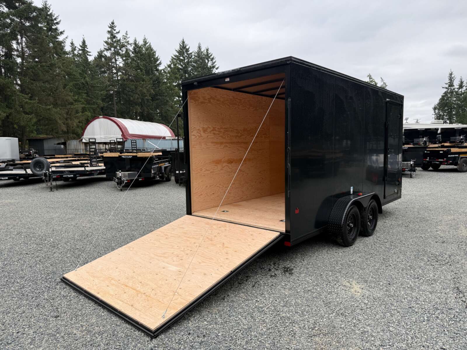 Photo of 2026 Royal Cargo 7X16+V 7700LB GVWR - RAMP - BLACKOUT PKG