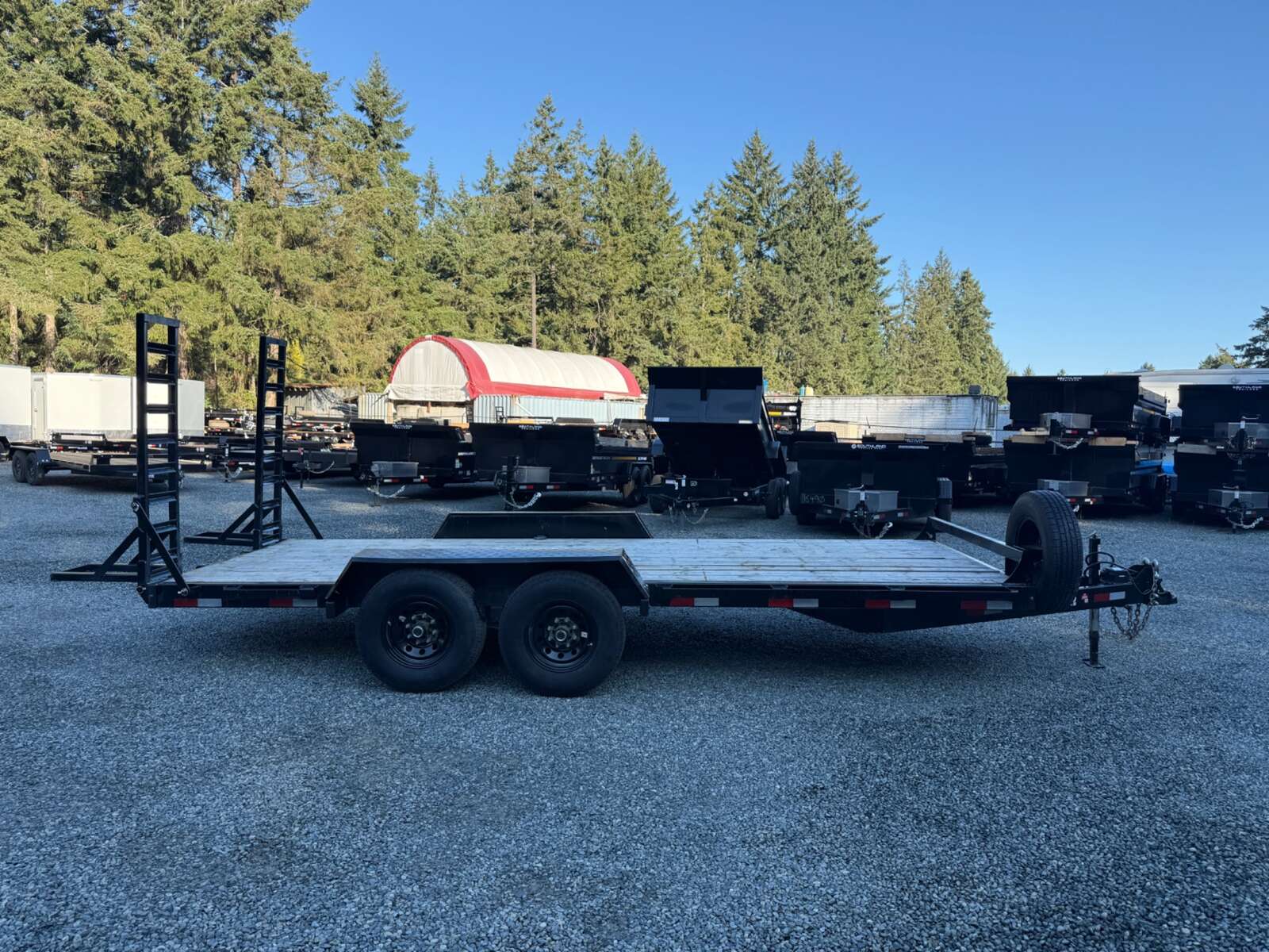 Photo of Used 2025 Southland 7X18' 15,400LB GVW Equipment Trailer Standup Ramps