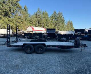 Thumbnail Photo of Used 2025 Southland 7X18' 15,400LB GVW Equipment Trailer Standup Ramps