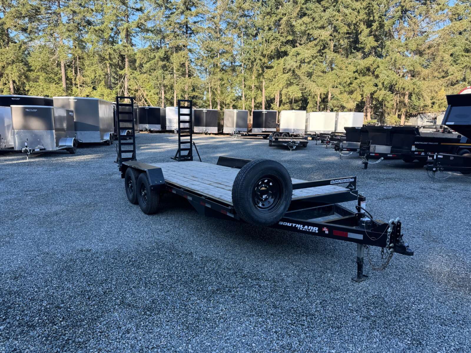 Photo of Used 2025 Southland 7X18' 15,400LB GVW Equipment Trailer Standup Ramps