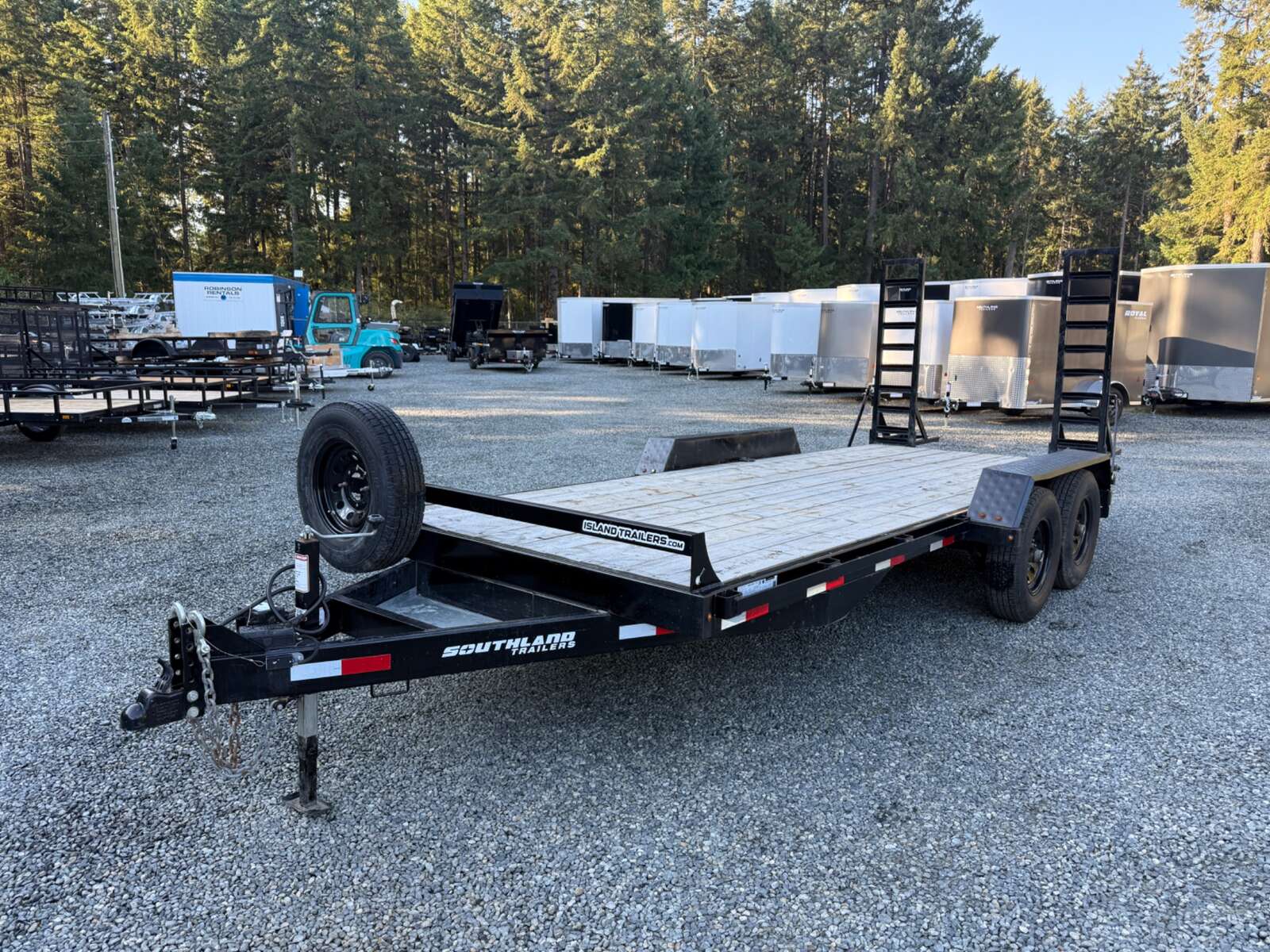 Photo of Used 2025 Southland 7X18' 15,400LB GVW Equipment Trailer Standup Ramps