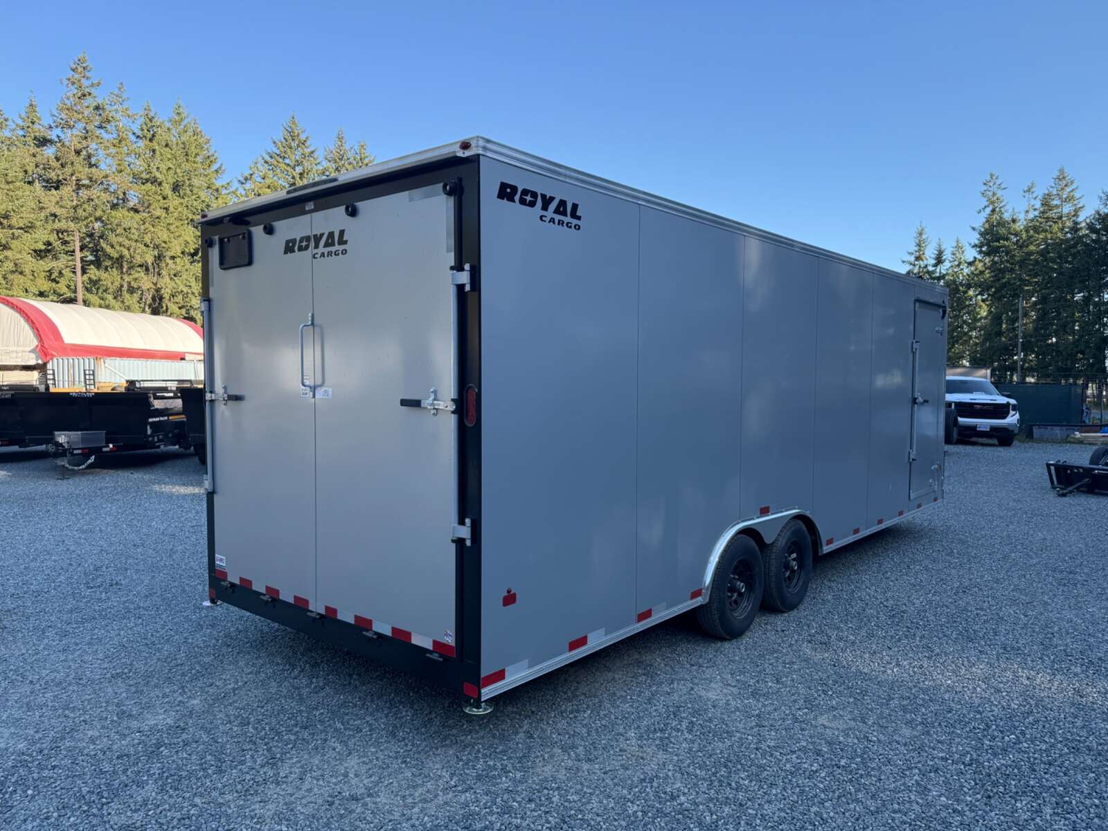 Photo of 2026 Royal Cargo 8.5X24+V 11,400LB GVW 86" TALL CAR HAULER