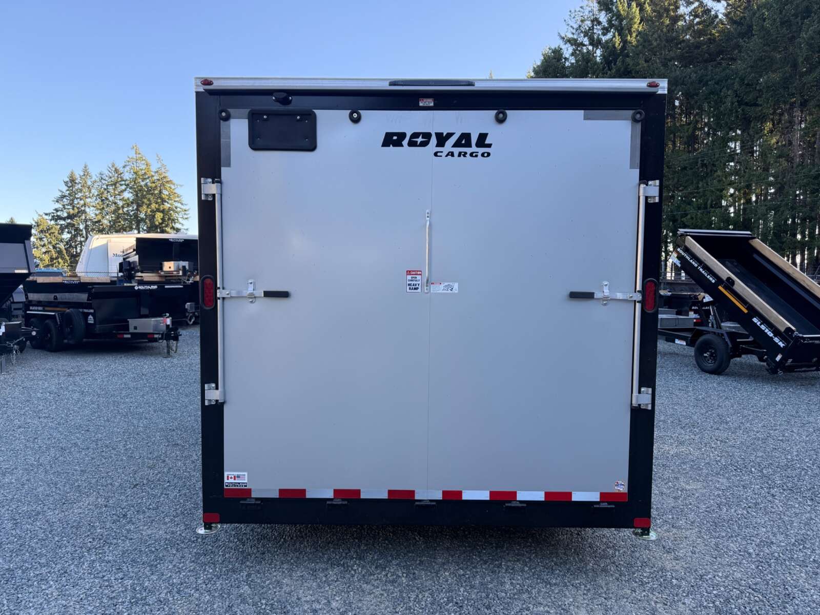 Photo of 2026 Royal Cargo 8.5X24+V 11,400LB GVW 86" TALL CAR HAULER