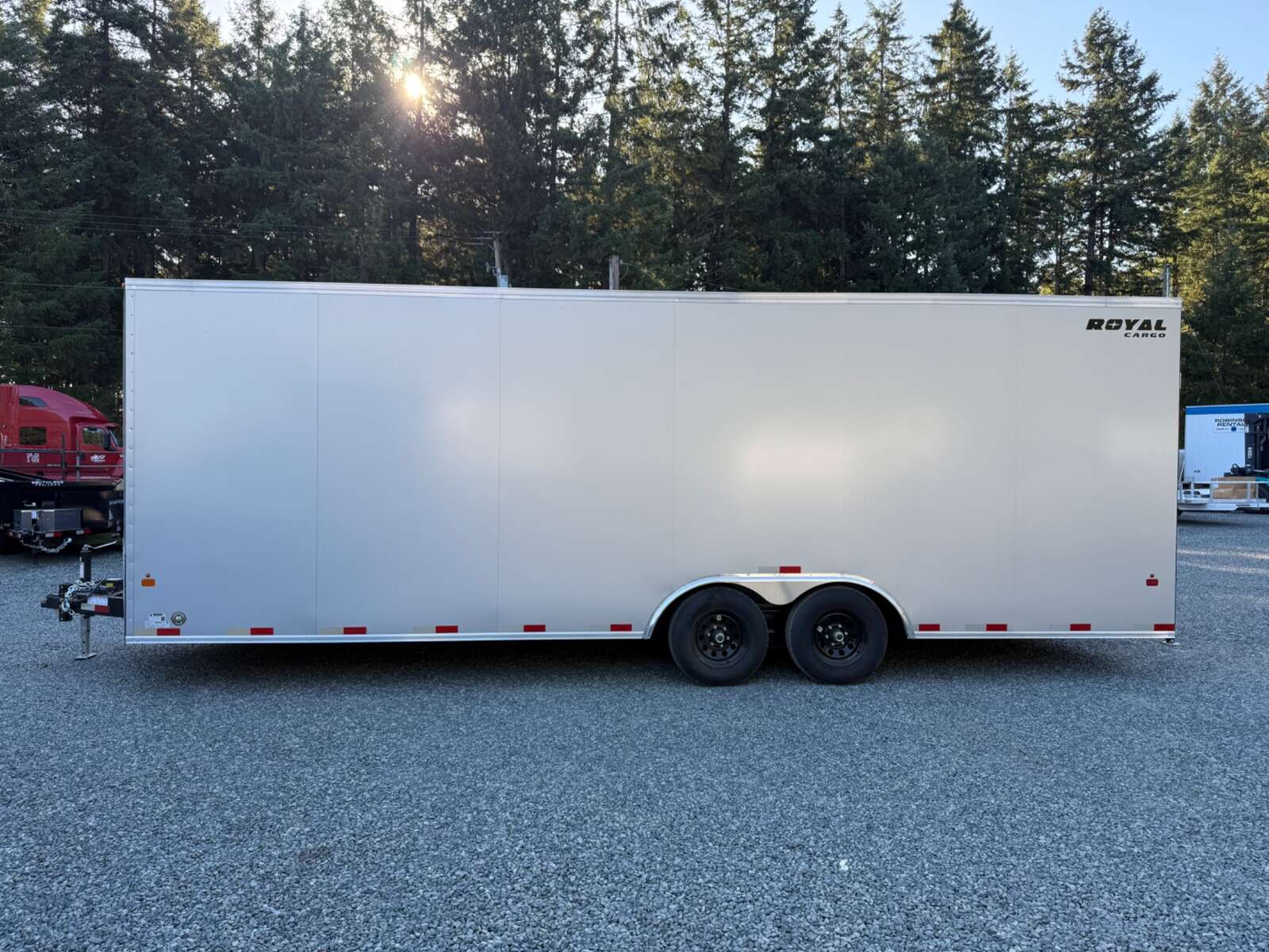 Photo of 2026 Royal Cargo 8.5X24+V 11,400LB GVW 86" TALL CAR HAULER