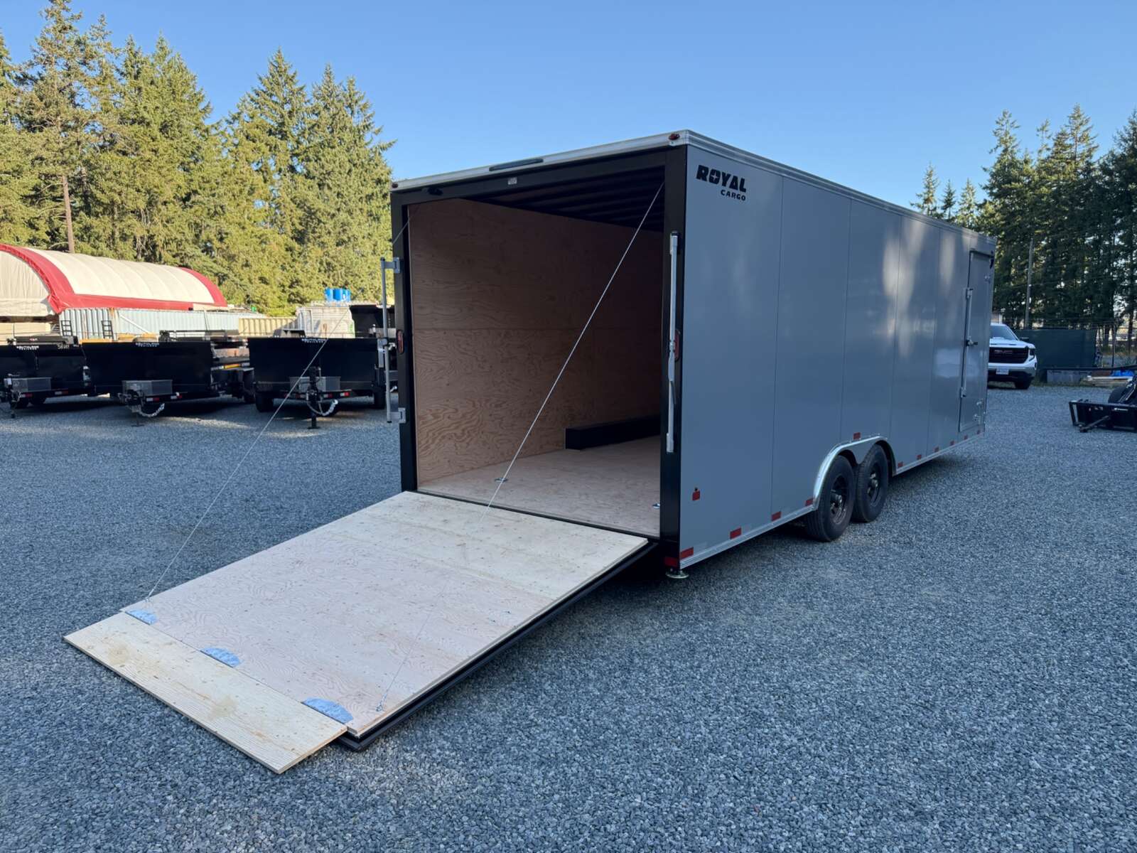Photo of 2026 Royal Cargo 8.5X24+V 11,400LB GVW 86" TALL CAR HAULER