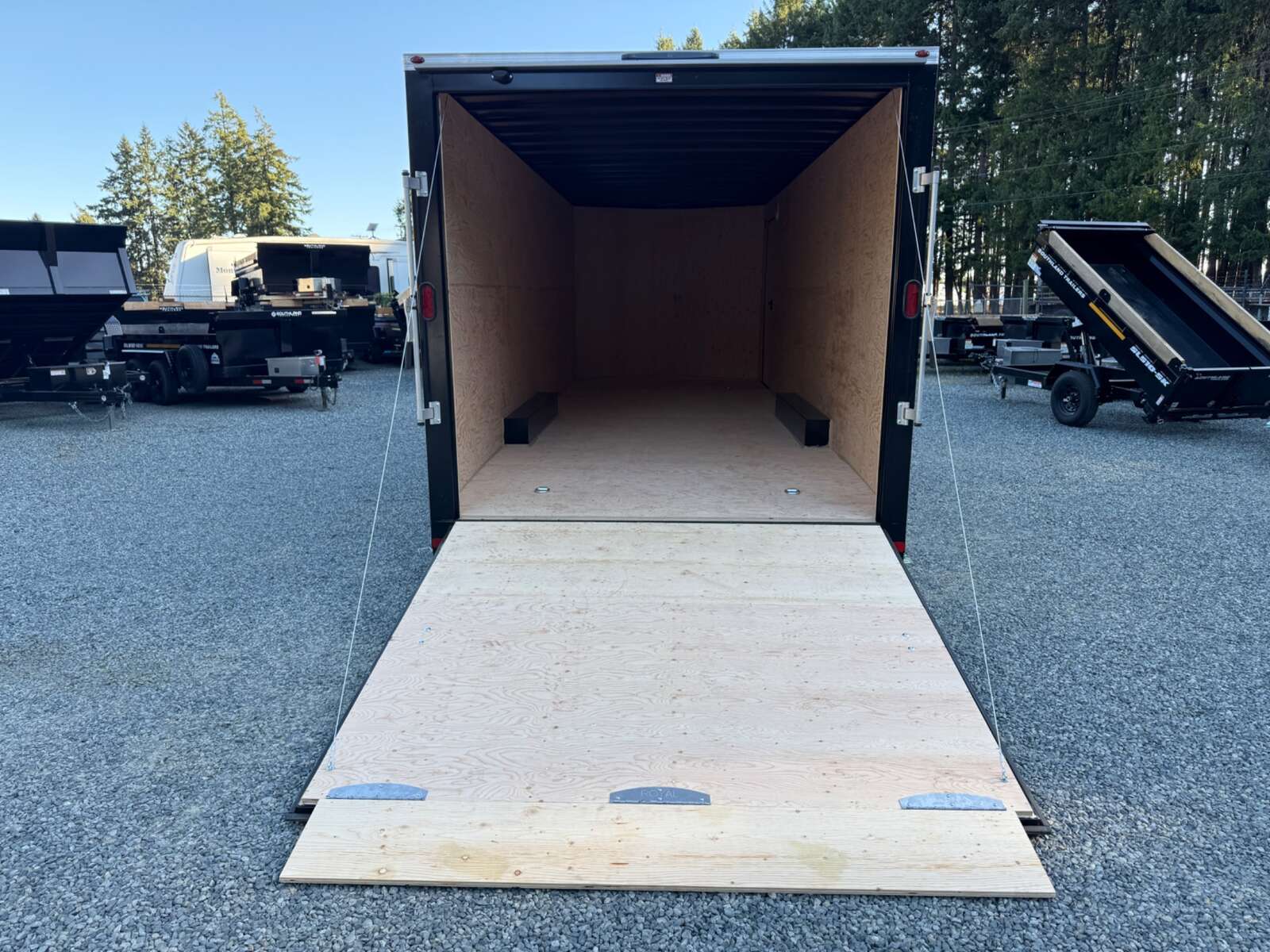 Photo of 2026 Royal Cargo 8.5X24+V 11,400LB GVW 86" TALL CAR HAULER