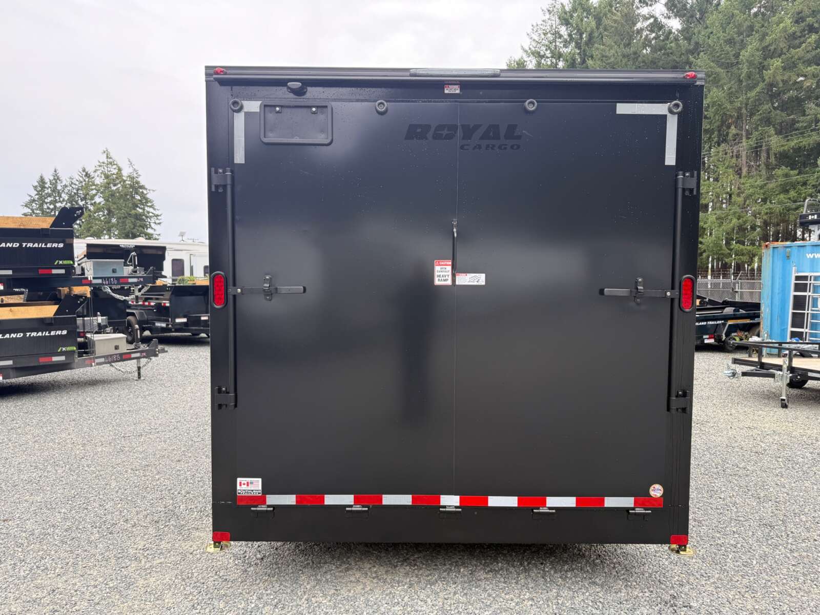Photo of 2026 Royal Cargo 8.5X16+V 11,400LB GVW - RAMP DOOR - 86" INTERIOR - BLACKOUT PKG