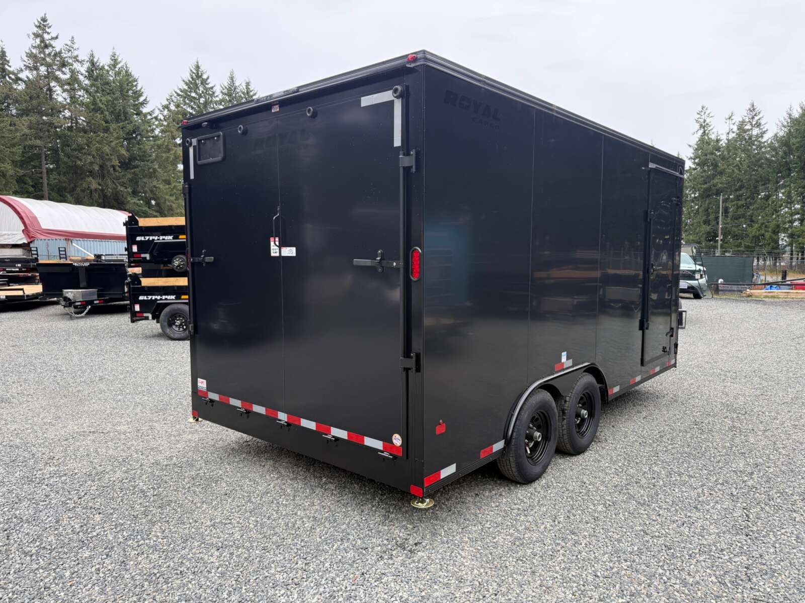 Photo of 2026 Royal Cargo 8.5X16+V 11,400LB GVW - RAMP DOOR - 86" INTERIOR - BLACKOUT PKG