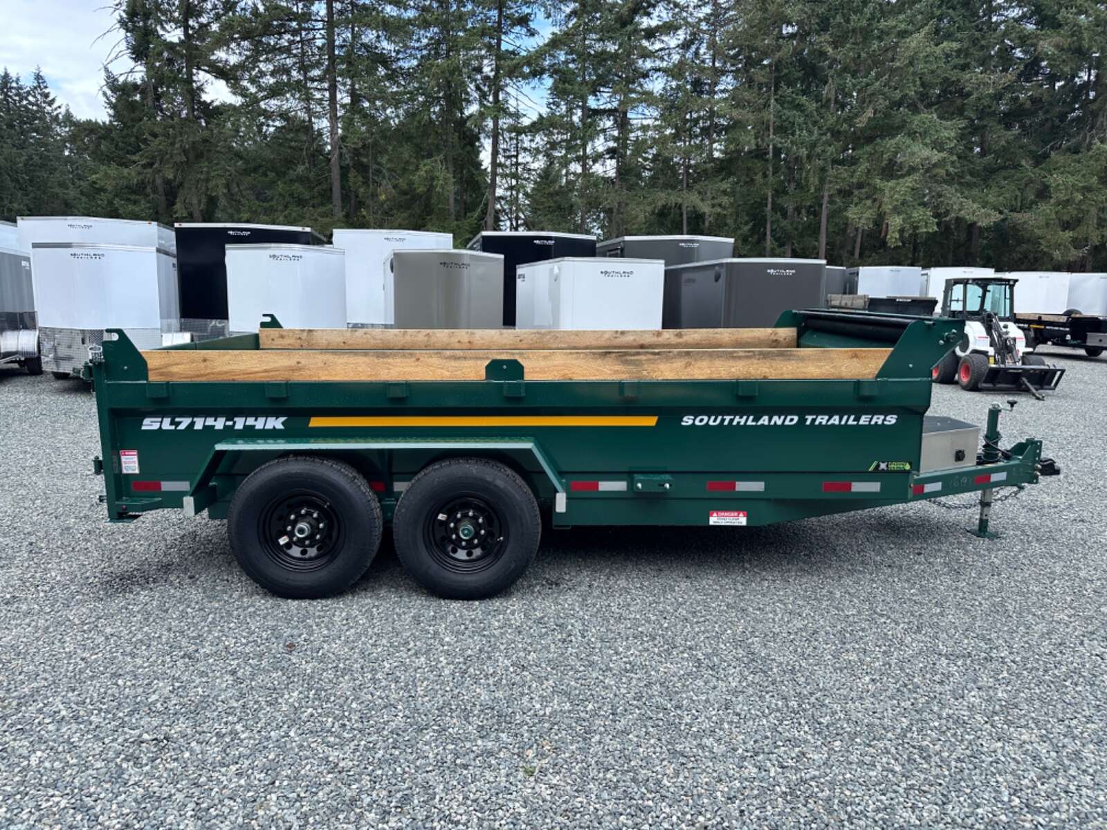 Photo of 2026 Southland 7X14 15,400LB GVW Dump Trailer - Green