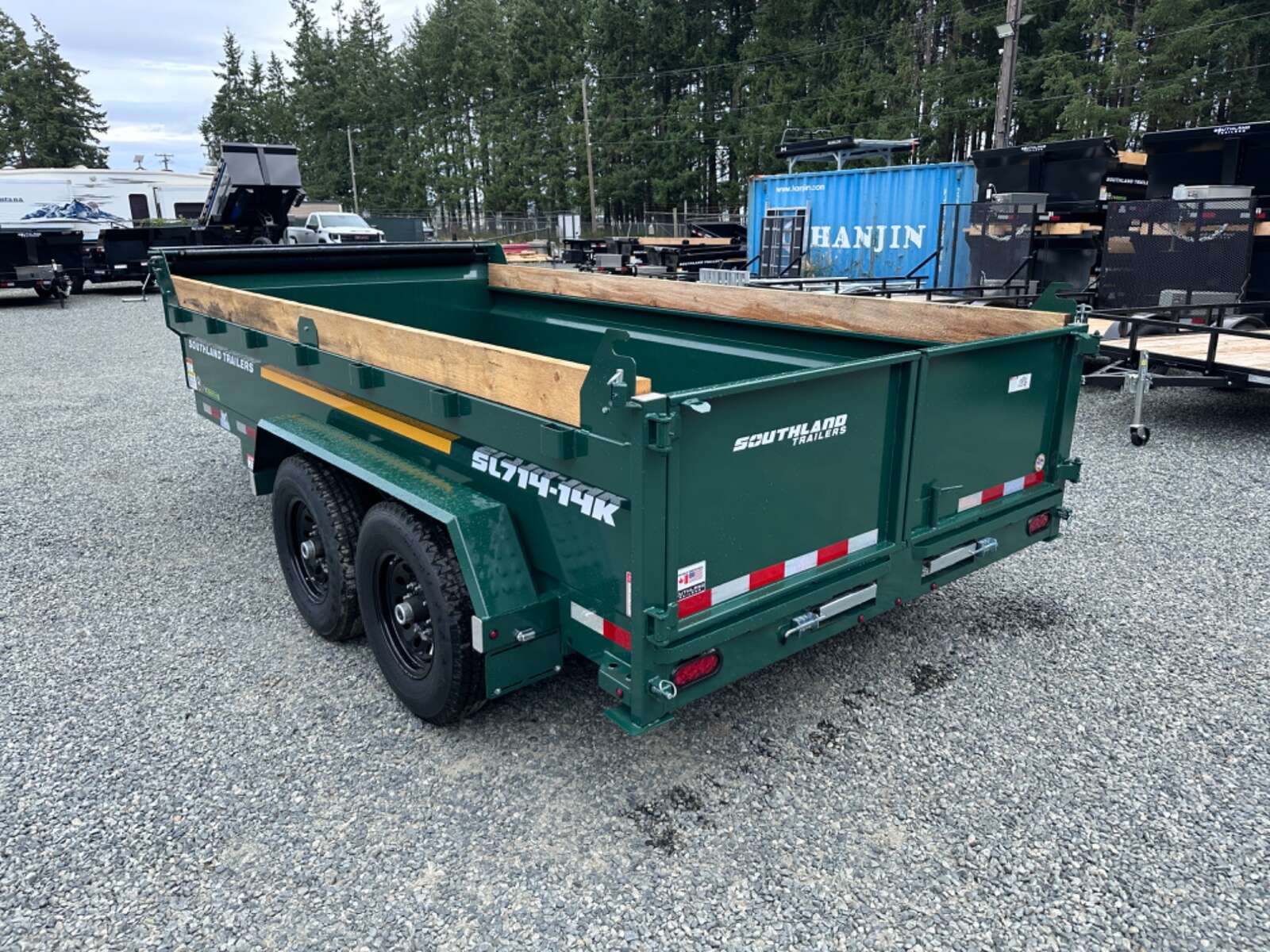 Photo of 2026 Southland 7X14 15,400LB GVW Dump Trailer - Green
