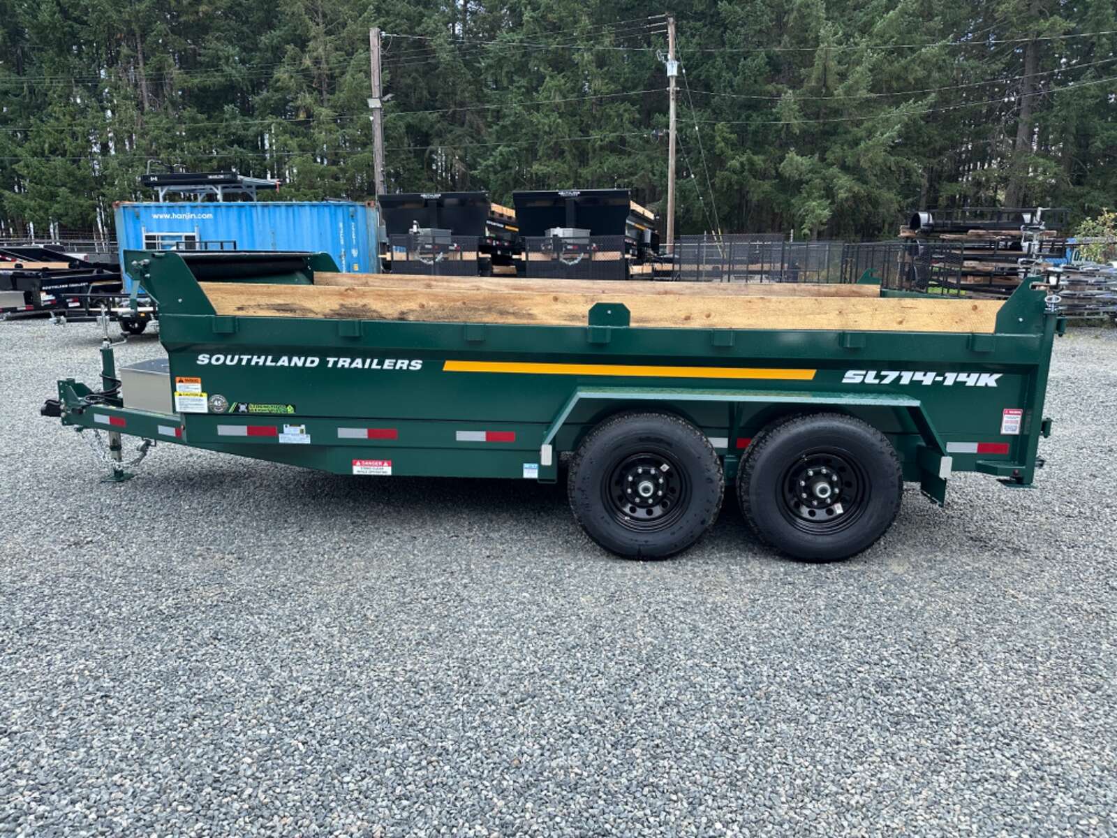 Photo of 2026 Southland 7X14 15,400LB GVW Dump Trailer - Green