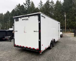 Thumbnail Photo of 2026 Royal Cargo 8.5X20+V 11,400LB GVW CAR CARRIER W/ ESCAPE DOOR