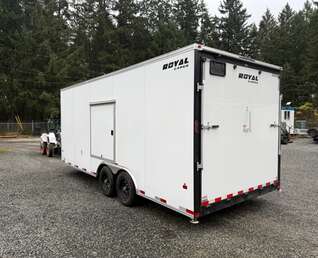 Thumbnail Photo of 2026 Royal Cargo 8.5X20+V 11,400LB GVW CAR CARRIER W/ ESCAPE DOOR