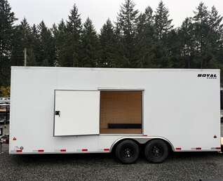 Thumbnail Photo of 2026 Royal Cargo 8.5X20+V 11,400LB GVW CAR CARRIER W/ ESCAPE DOOR