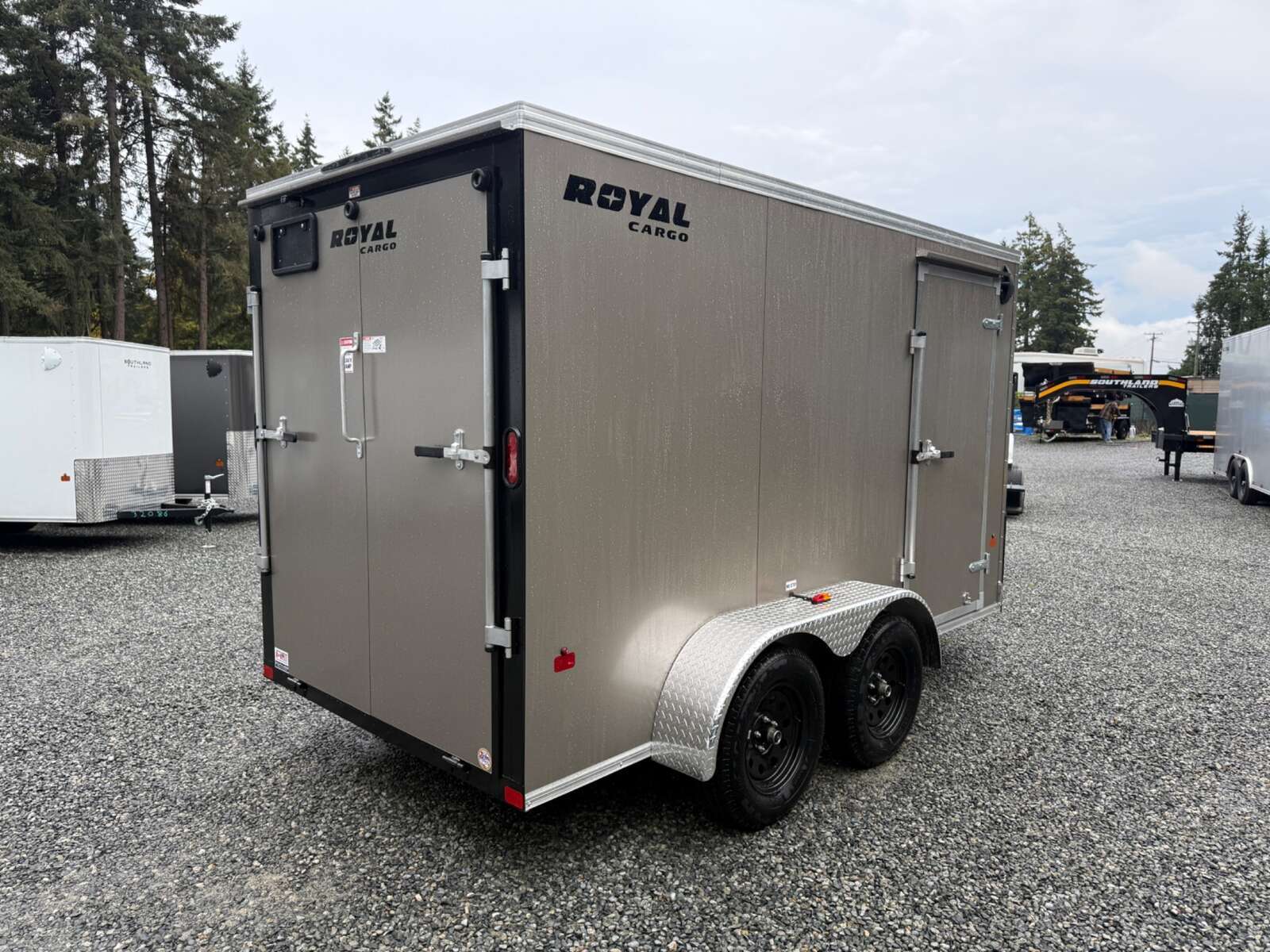 Photo of 2026 Royal Cargo 6X12+V 7,700LB GVW - RAMP DOOR - 78" INTERIOR