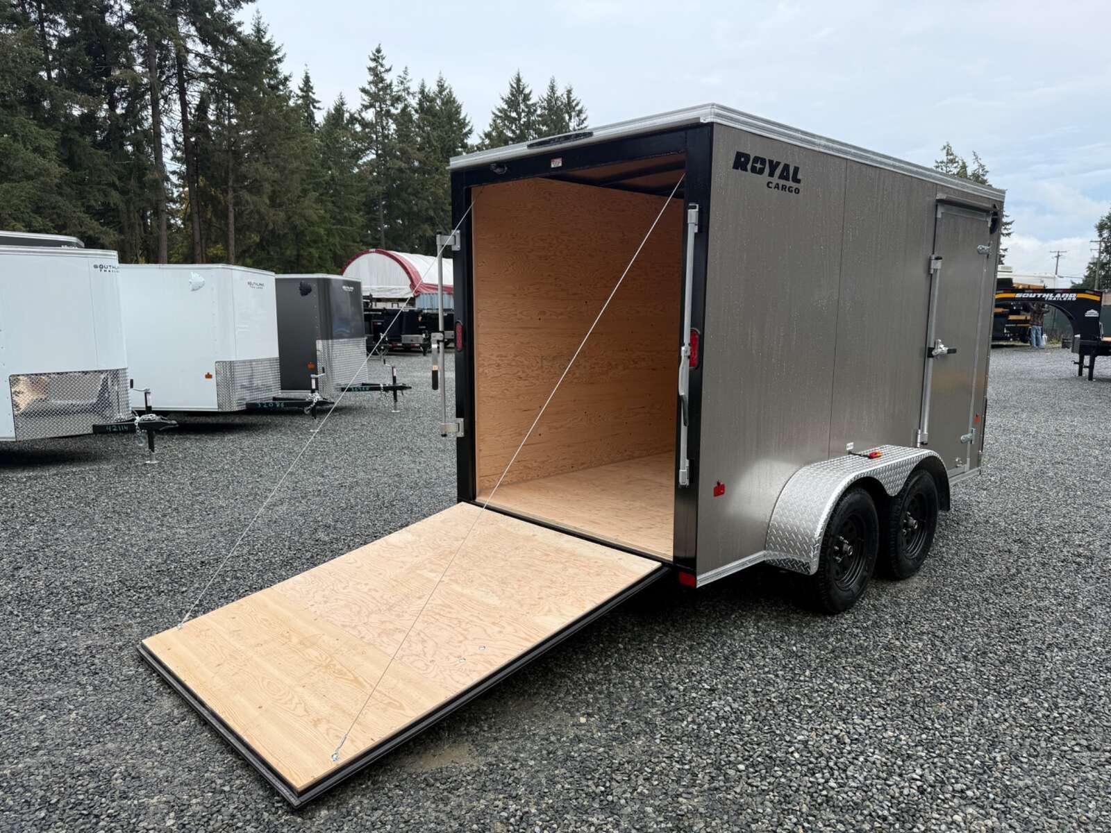 Photo of 2026 Royal Cargo 6X12+V 7,700LB GVW - RAMP DOOR - 78" INTERIOR