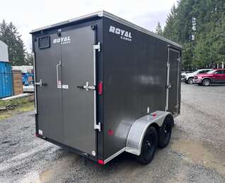 Thumbnail Photo of 2026 Royal Cargo 6X12+V 7,700LB GVW - RAMP DOOR - 78" INTERIOR