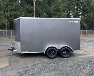 Thumbnail Photo of 2026 Royal Cargo 6X12+V 7,700LB GVW - RAMP DOOR - 78" INTERIOR