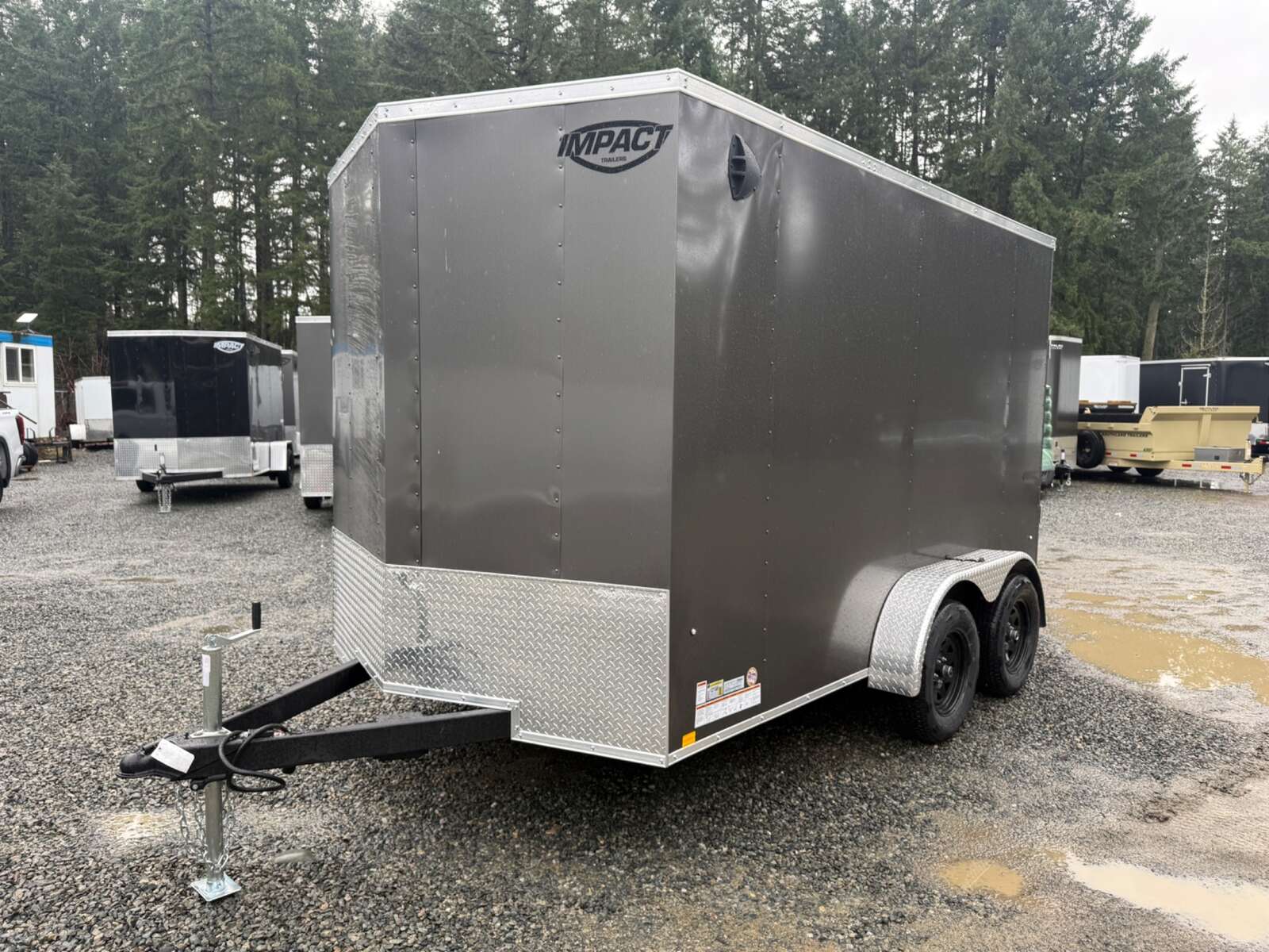 Photo of 2026 Impact 7X12' 7000LB GVWR - Ramp Door