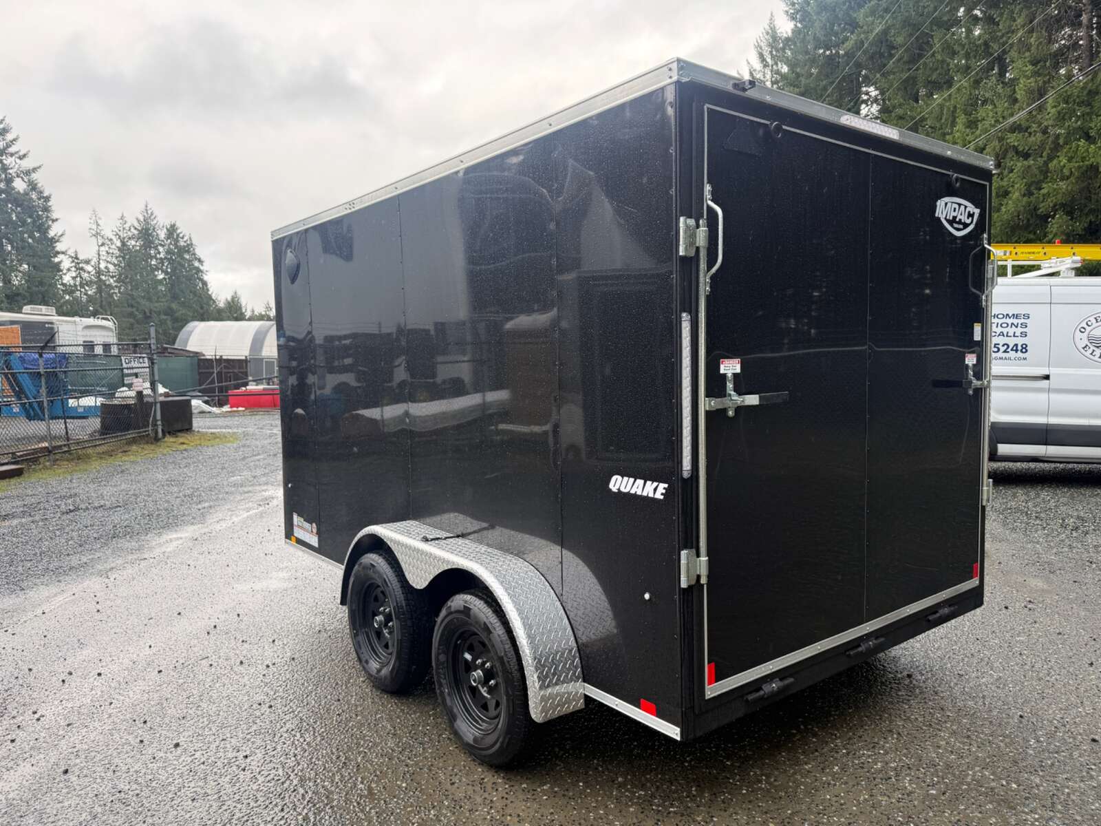 Photo of 2026 Impact 7X12' 7000LB GVWR - Ramp Door