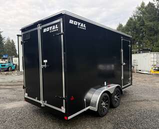 Thumbnail Photo of 2026 Royal Cargo 7X14+V 7700LB GVW Aluminum Wheels - Barn Doors 