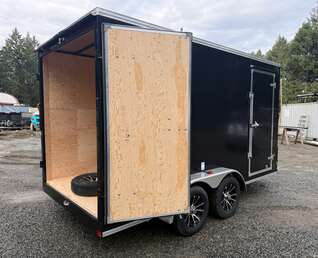 Thumbnail Photo of 2026 Royal Cargo 7X14+V 7700LB GVW Aluminum Wheels - Barn Doors 