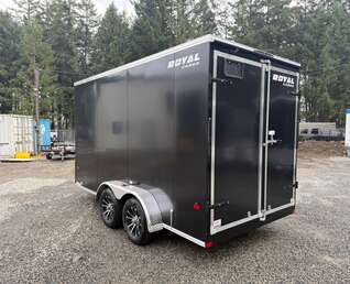 Thumbnail Photo of 2026 Royal Cargo 7X14+V 7700LB GVW Aluminum Wheels - Barn Doors 