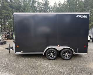 Thumbnail Photo of 2026 Royal Cargo 7X14+V 7700LB GVW Aluminum Wheels - Barn Doors 