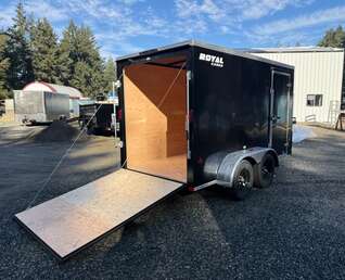 Thumbnail Photo of 2026 Royal Cargo 6X12+V 7,700LB GVW - RAMP DOOR - 78" INTERIOR