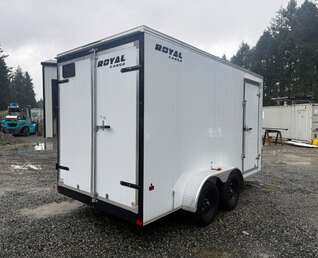 Thumbnail Photo of 2026 Royal Cargo 7X14+V - 7700LB GVWR - BARN DOORS
