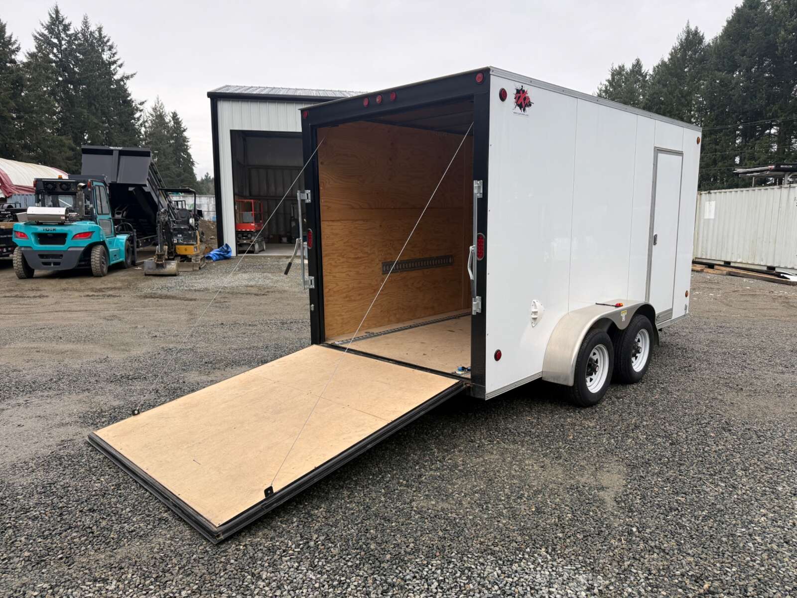 Photo of 2023 CJay 7X14' Enclosed - 8050LB GVWR - Ramp Door