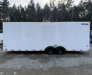 Thumbnail Photo of 2026 Royal 8.5x24 +V-Nose Cargo Trailer 11,400lb GVW - 86" Interior - Ramp Door 