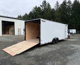 Thumbnail Photo of 2026 Royal 8.5x24 +V-Nose Cargo Trailer 11,400lb GVW - 86" Interior - Ramp Door 