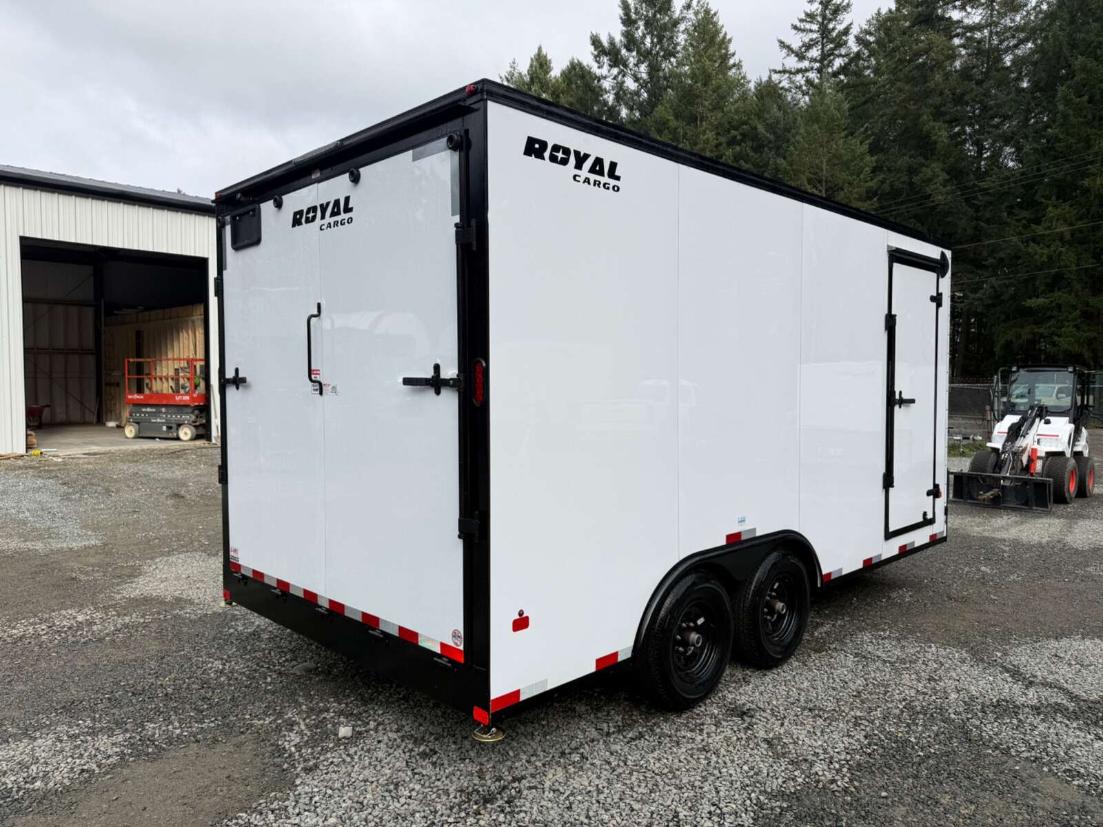 Photo of 2026 Royal 8.5x16 Cargo Trailer 11,400lb GVW - 86" Interior - Black Out Package - Ramp Door